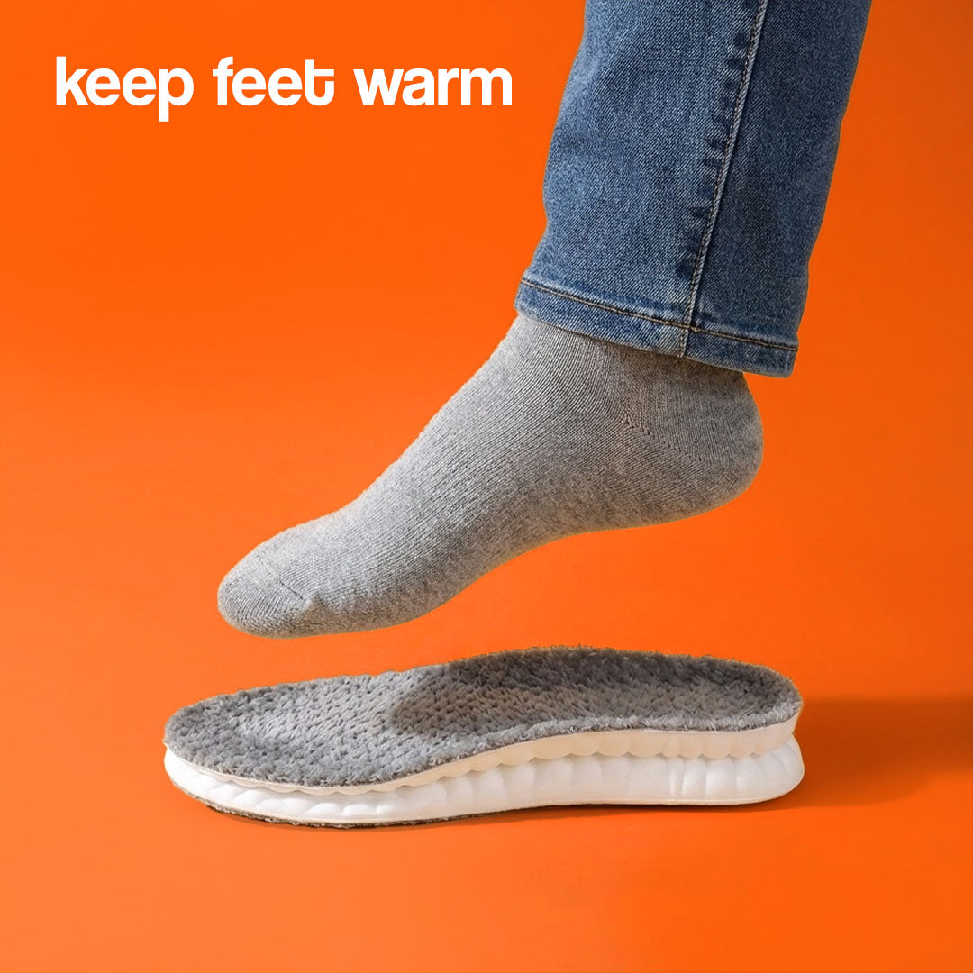 Semelles intérieures en peluche