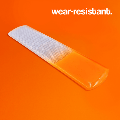 Lime à callosités en verre