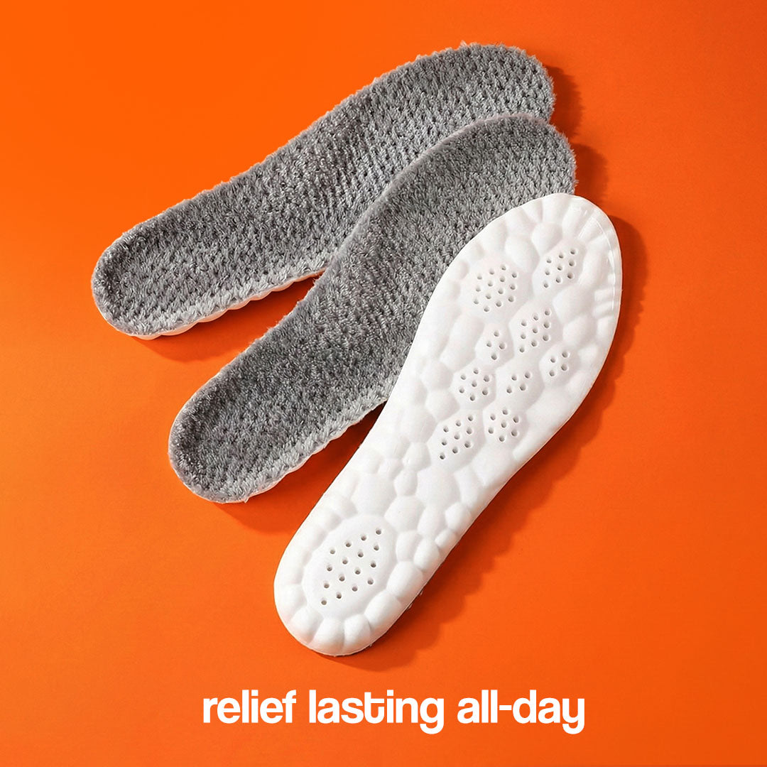 Semelles intérieures en peluche